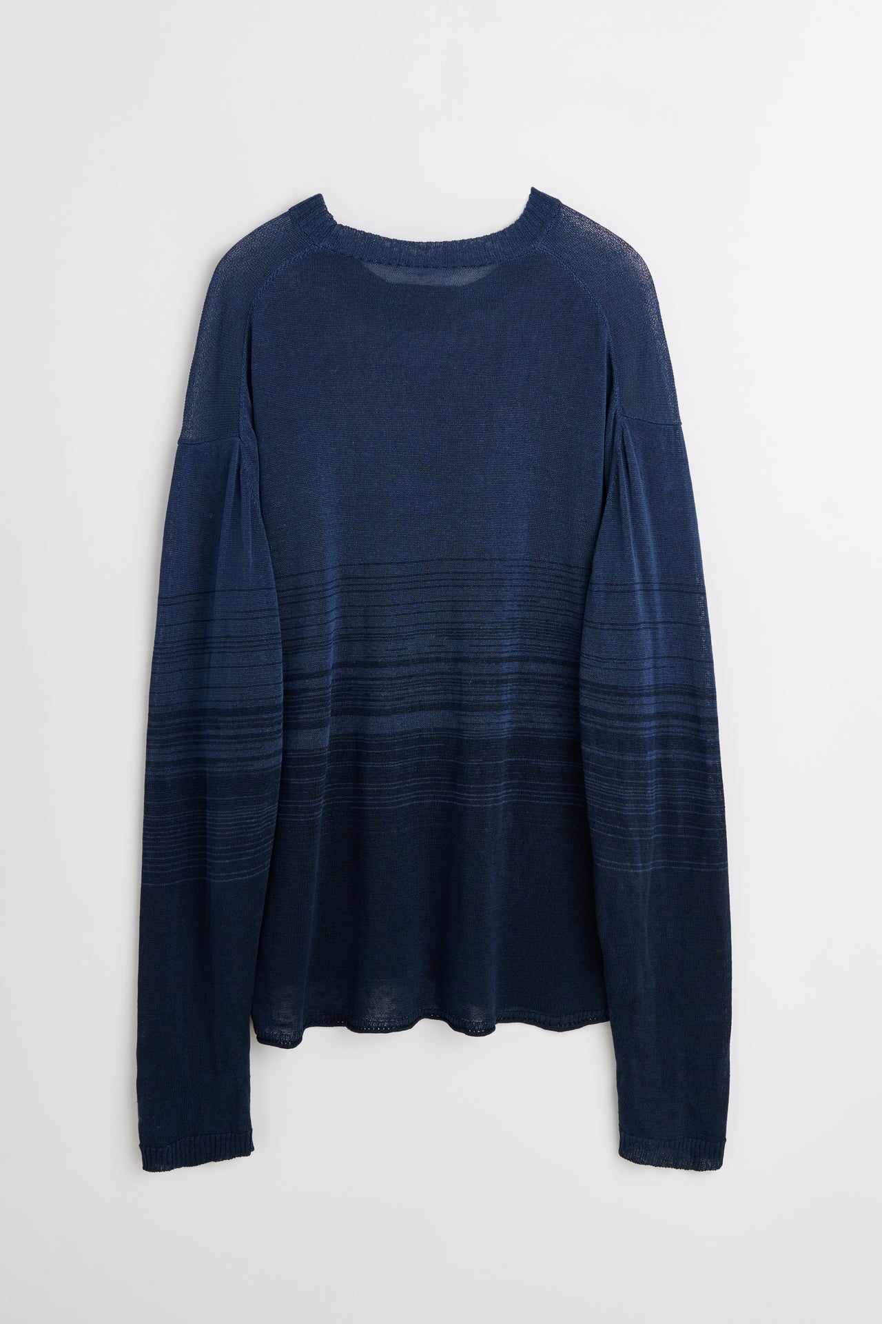 TRÈS BIEN Archive Très Bien Knitted Gradient Sweater Blue