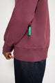 TRÈS BIEN everywear Semi Raglan Zip Hoodie GD Wine