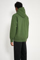 TRÈS BIEN everywear Semi Raglan Zip Hoodie GD Dark Green