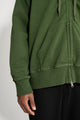 TRÈS BIEN everywear Semi Raglan Zip Hoodie GD Dark Green