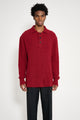 TRES BIEN ATELJÉ Knit Box Polo Burgundy