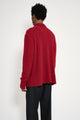 TRES BIEN ATELJÉ Knit Box Polo Burgundy