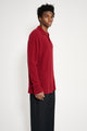 TRES BIEN ATELJÉ Knit Box Polo Burgundy