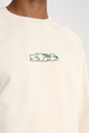 Très Bien / Sneeze Logo Crewneck Sweater Oatmeal