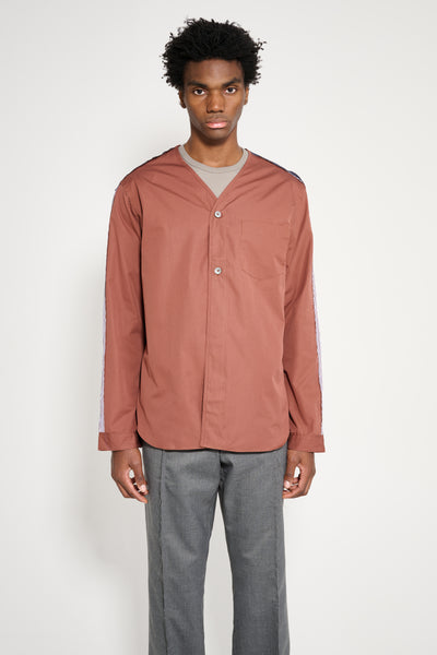 TRES BIEN ATELJÉ Deconstructed Baseball Shirt Brown – Très Bien