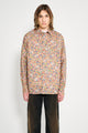 Très Bien Wave Poplin Flower Print Shirt Multi Color