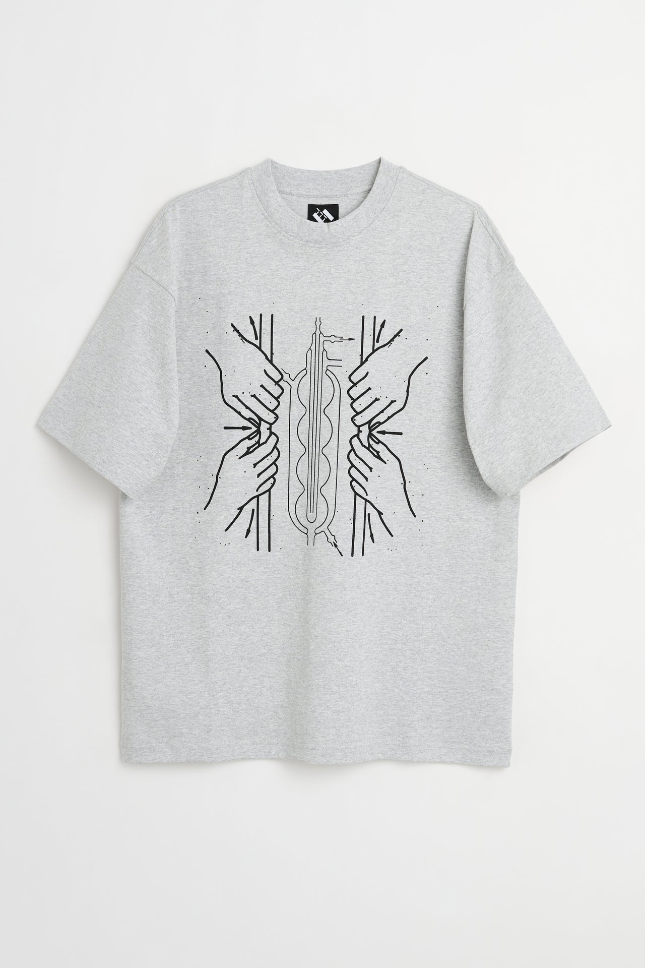 The Trilogy Tapes Pressure Small T-shirt Grey