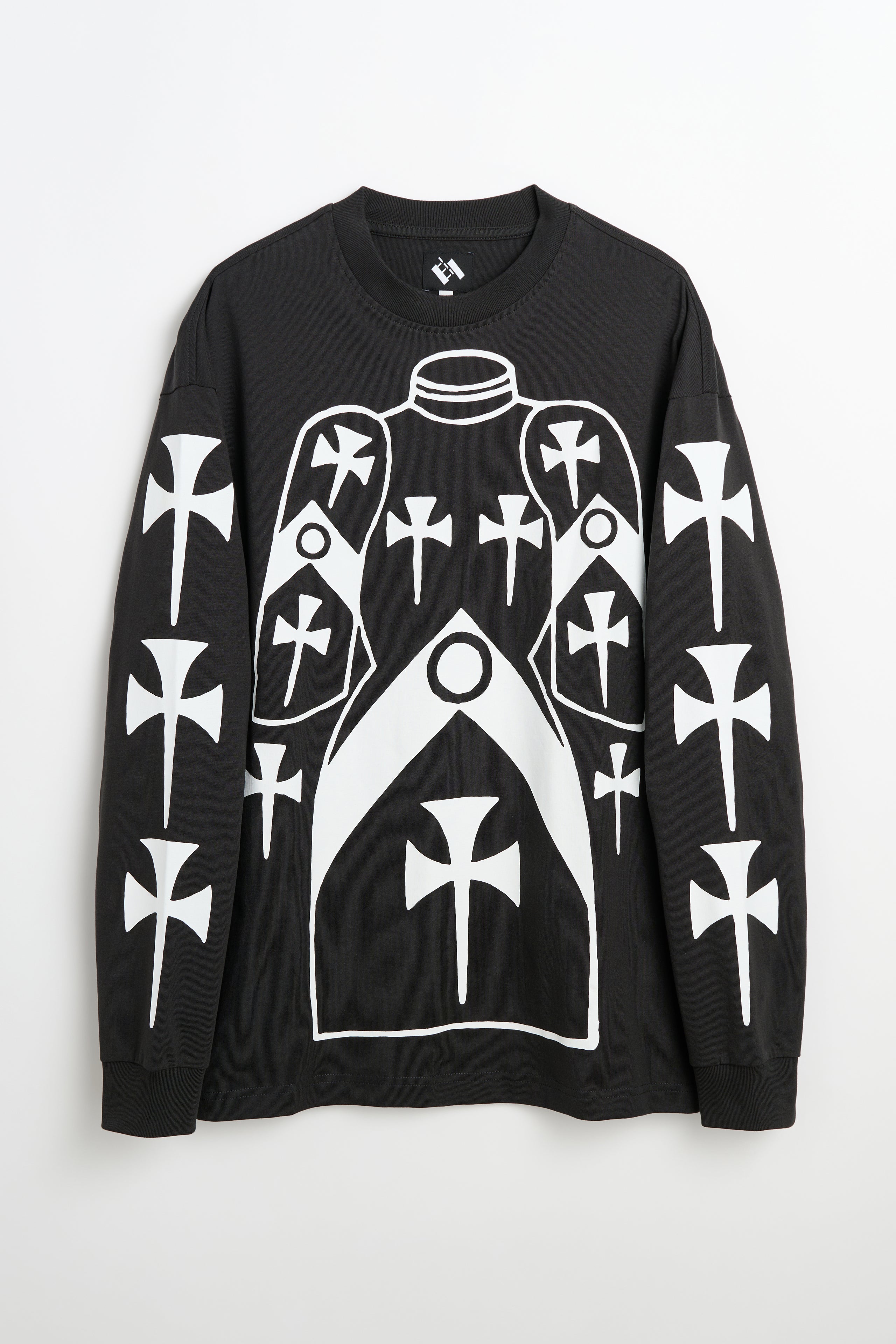 The Trilogy Tapes Tunic Longsleeve T-shirt Black