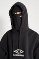 Umbro OG Logo Mask Hoodie Washed Black