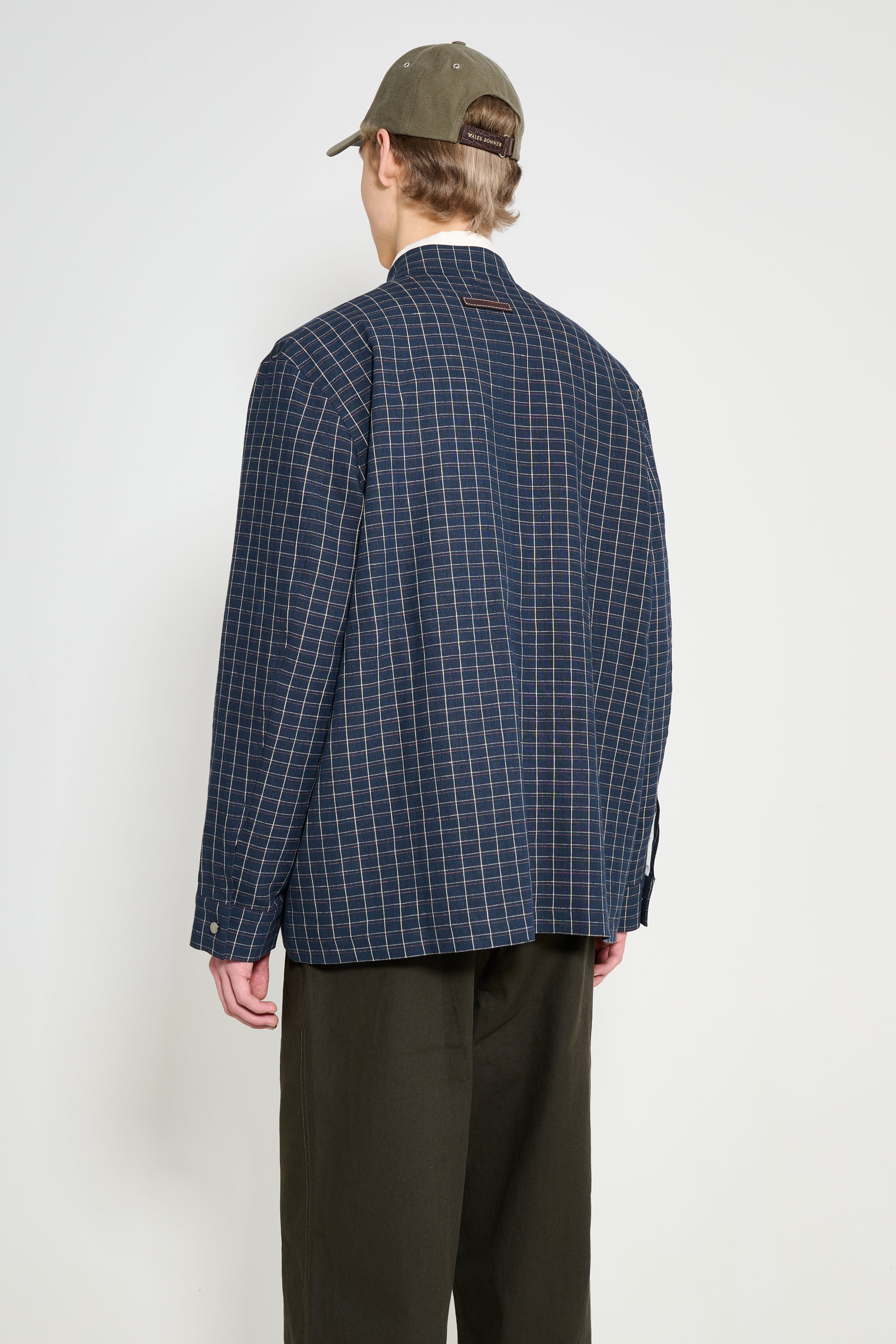 Wales Bonner Vision Field Jacket Navy / Ivory / Rust