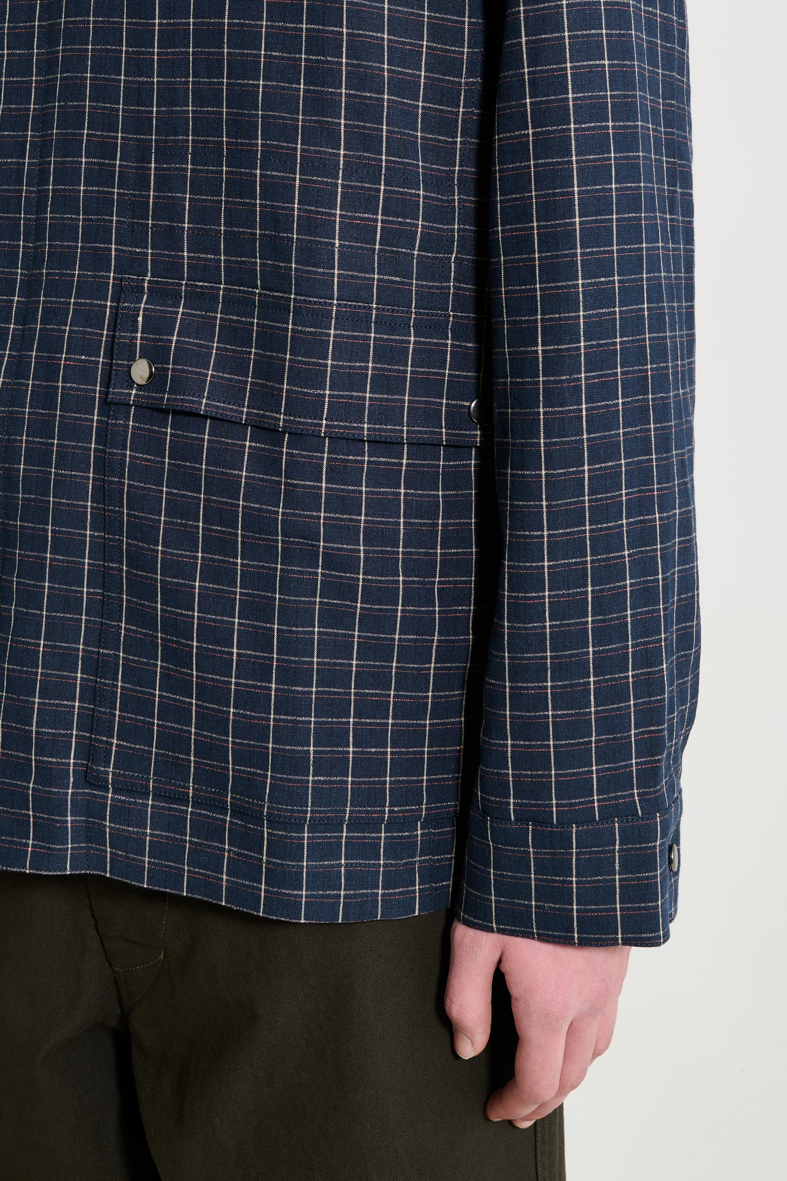 Wales Bonner Vision Field Jacket Navy / Ivory / Rust