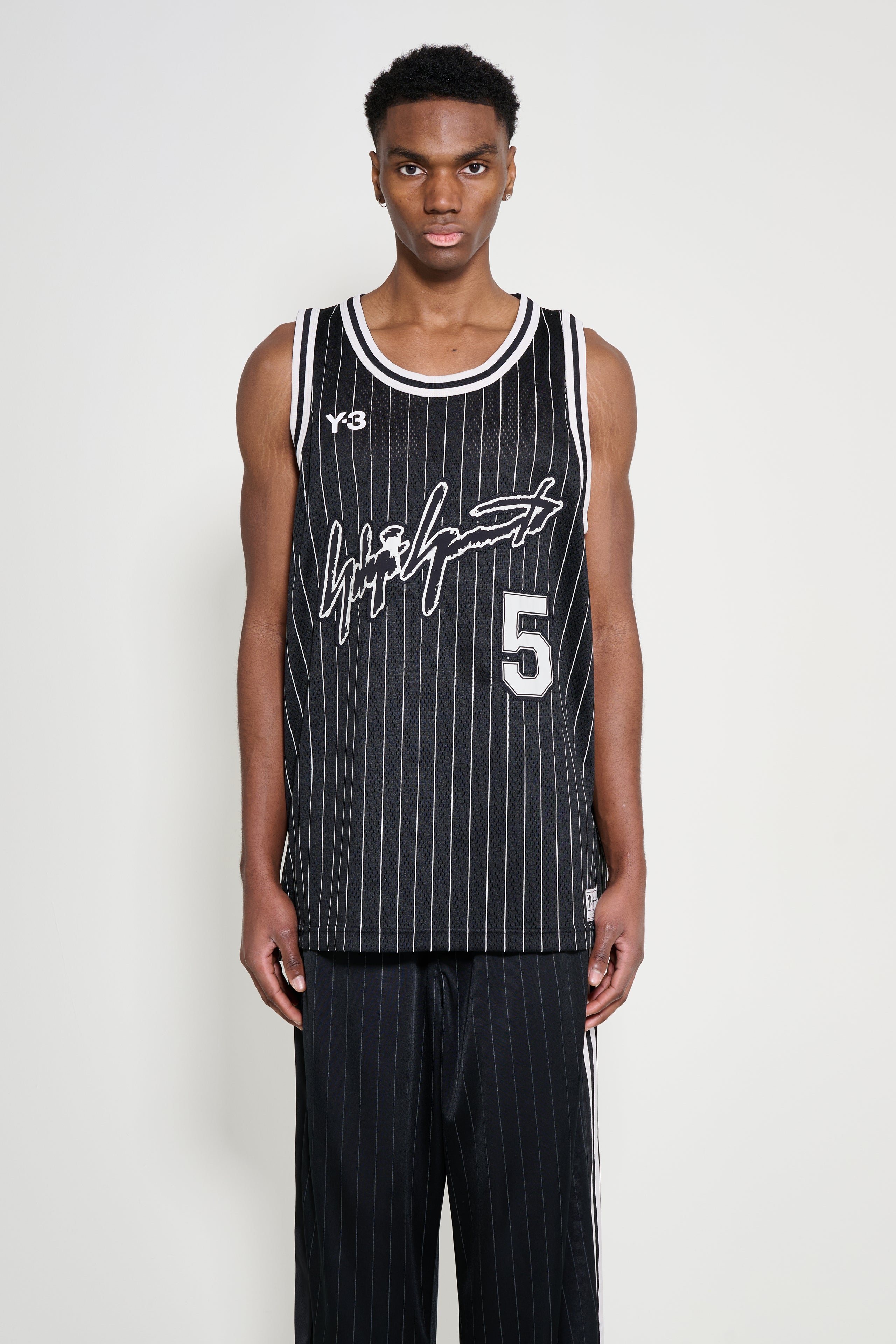 Y-3 Elite 5 Edwards Basketball Jersey Black