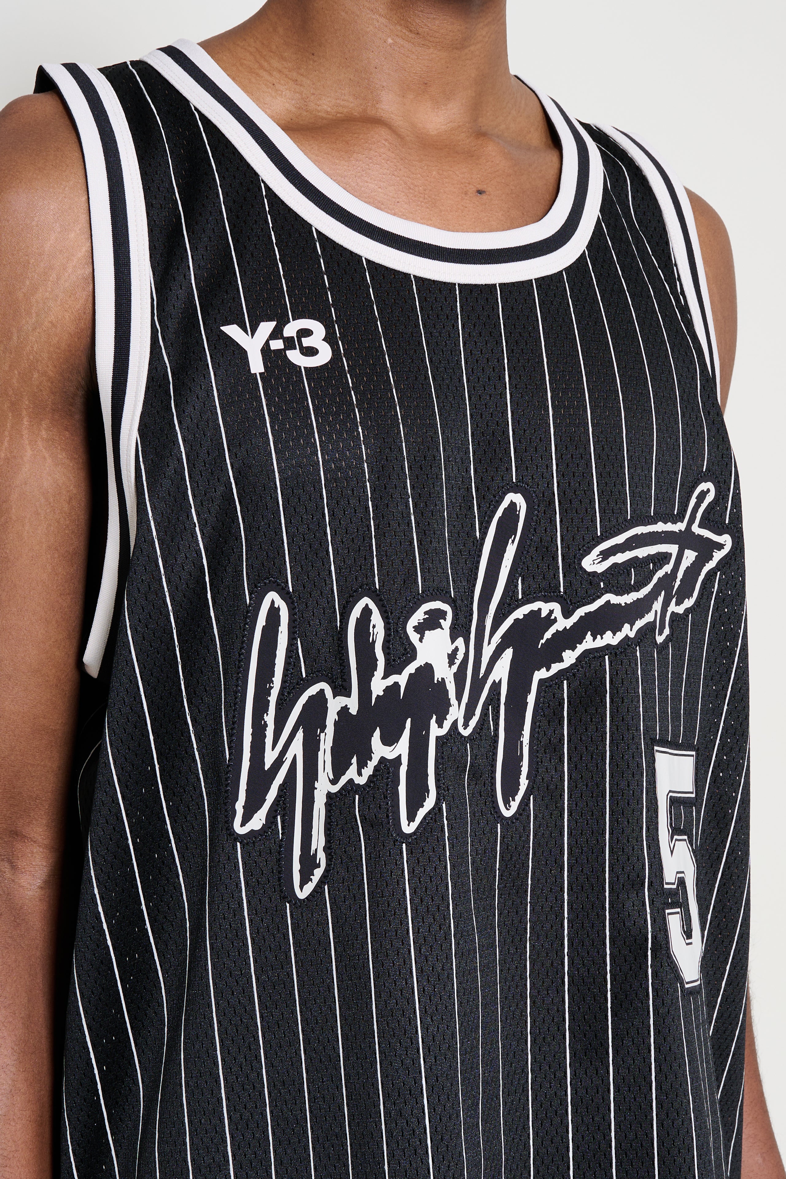 Y-3 Elite 5 Edwards Basketball Jersey Black