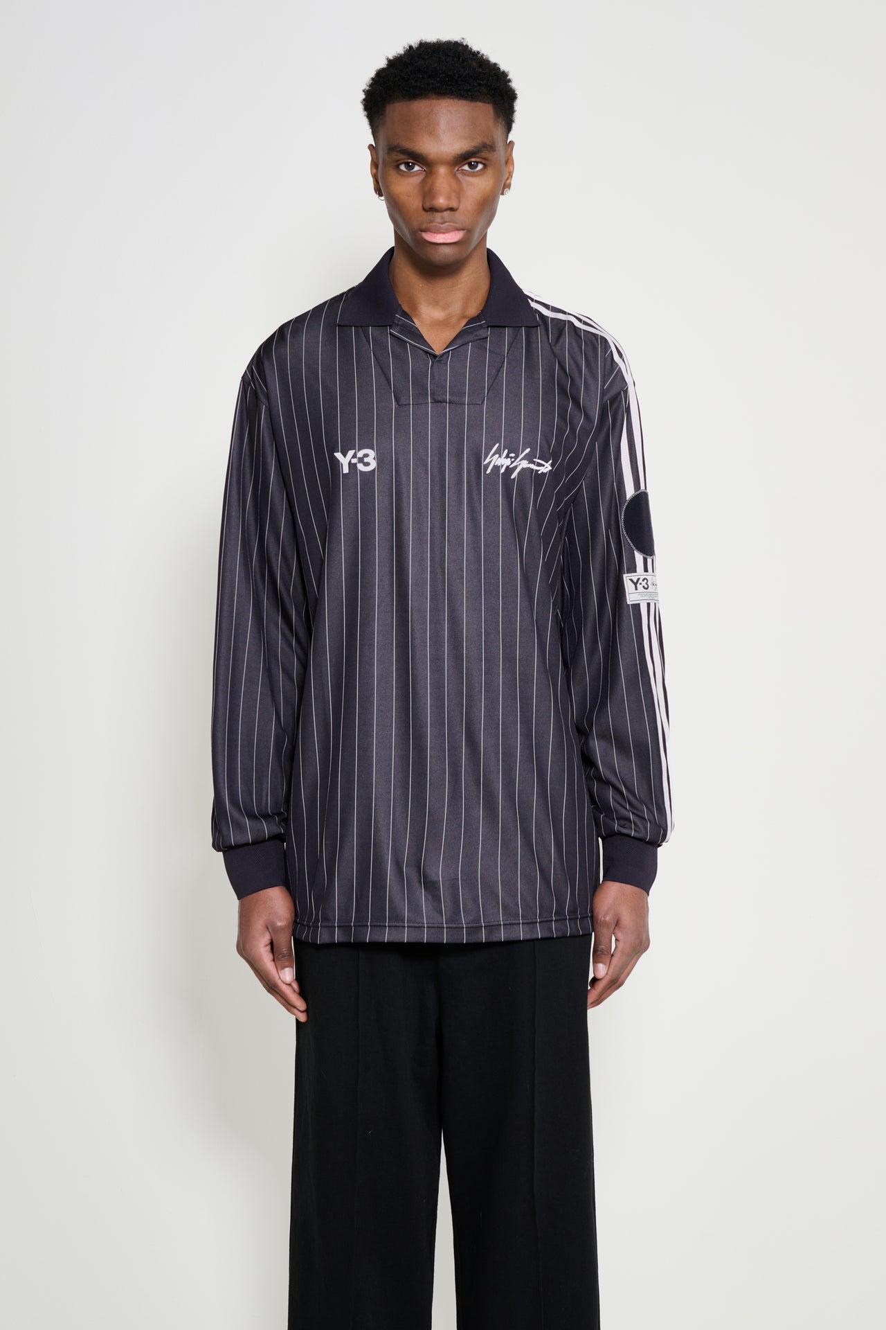 Y-3 Elite 5 Zidane LS Football Jersey Black