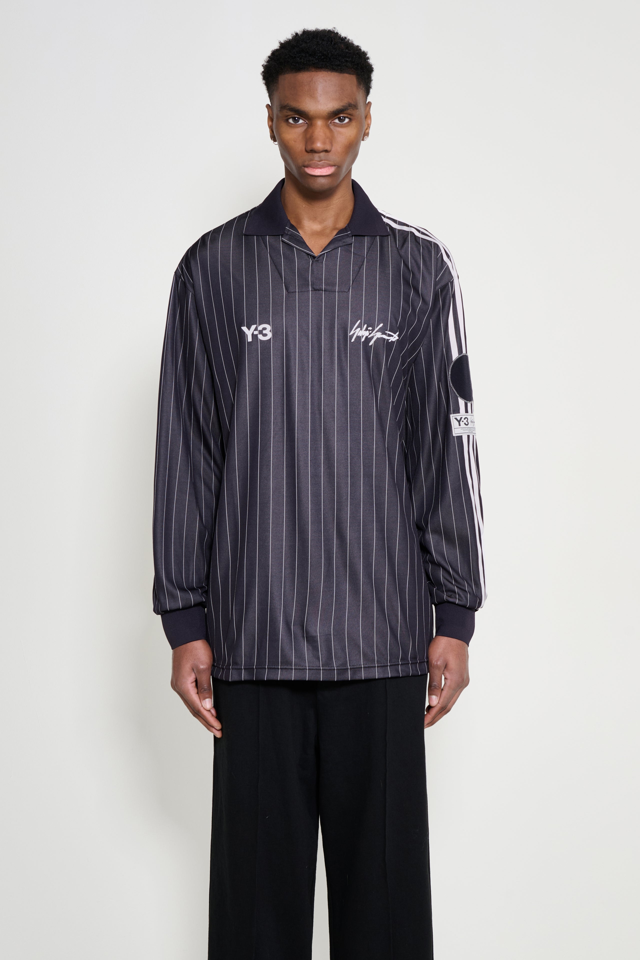 Y-3 Elite 5 Zidane LS Football Jersey Black
