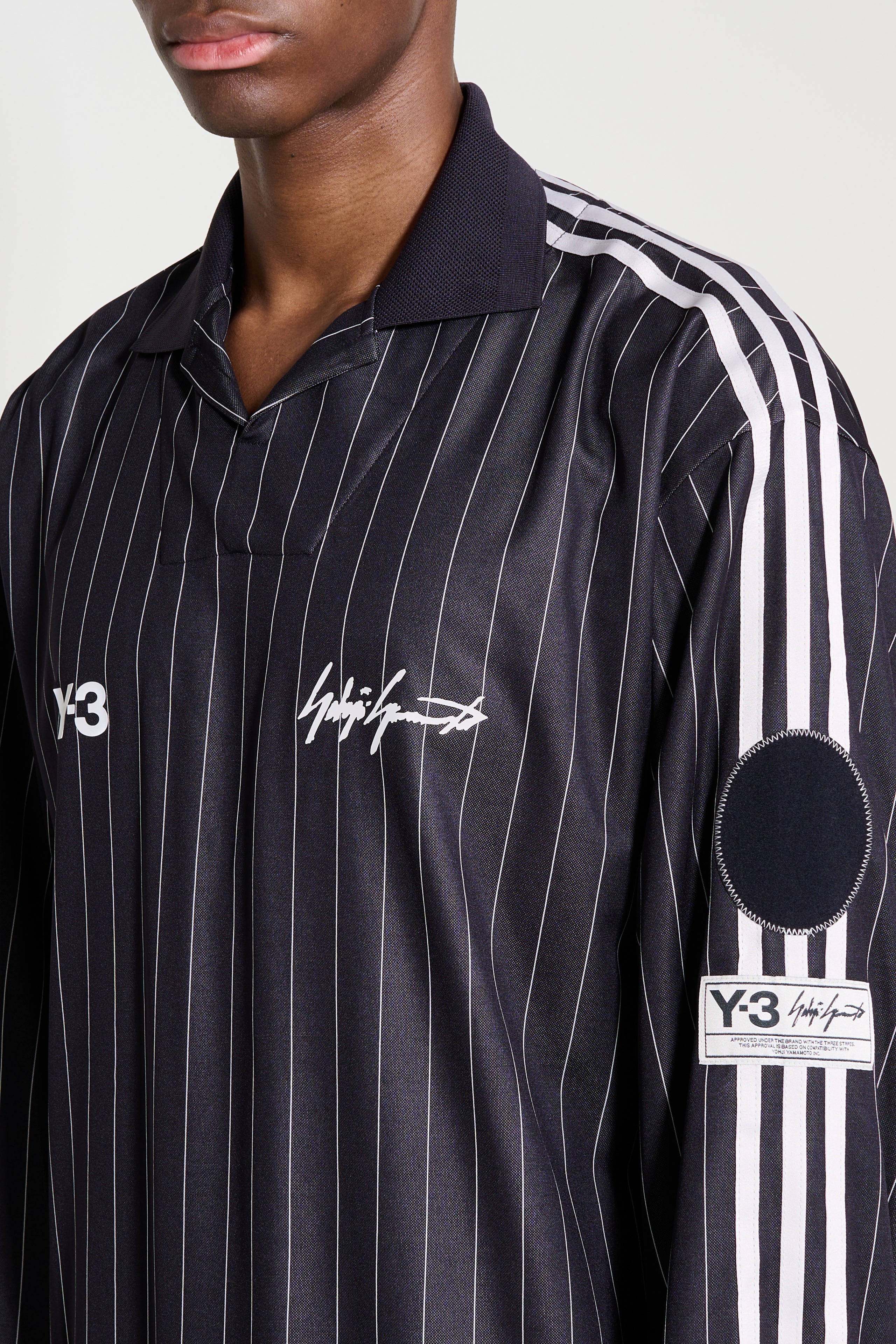 Y-3 Elite 5 Zidane LS Football Jersey Black