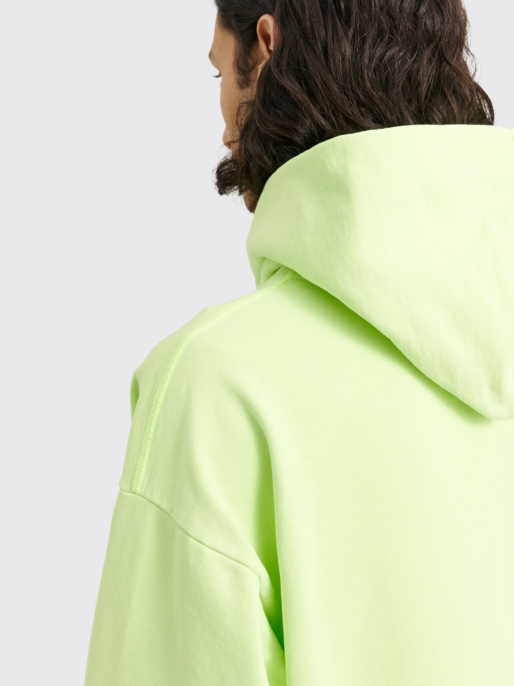 Acne Studios Hooded Sweatshirt Fluo Green