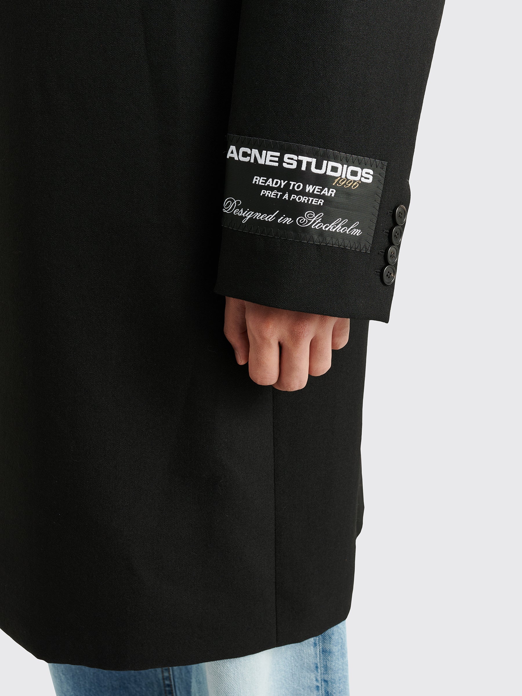 Acne Studios Wool Coat Black