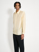 Auralee Light Nylon Zip Shirt Light Yellow