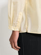 Auralee Light Nylon Zip Shirt Light Yellow