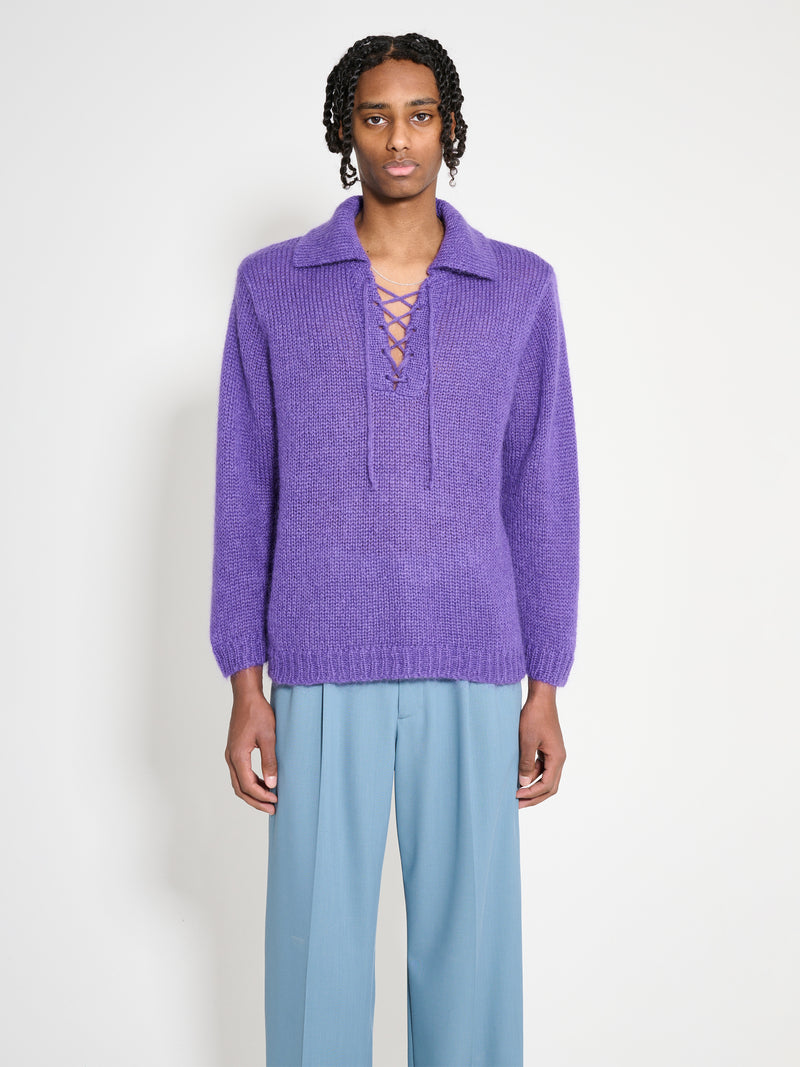 Bode - alpine pullover purple