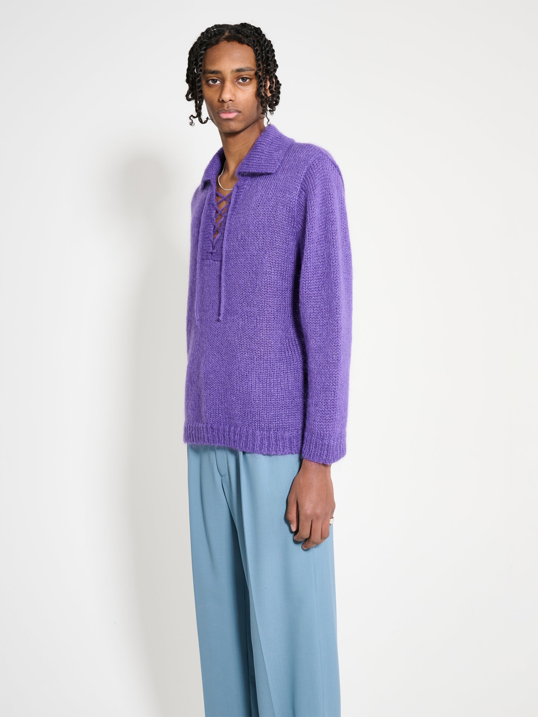 Bode Alpine Pullover Purple