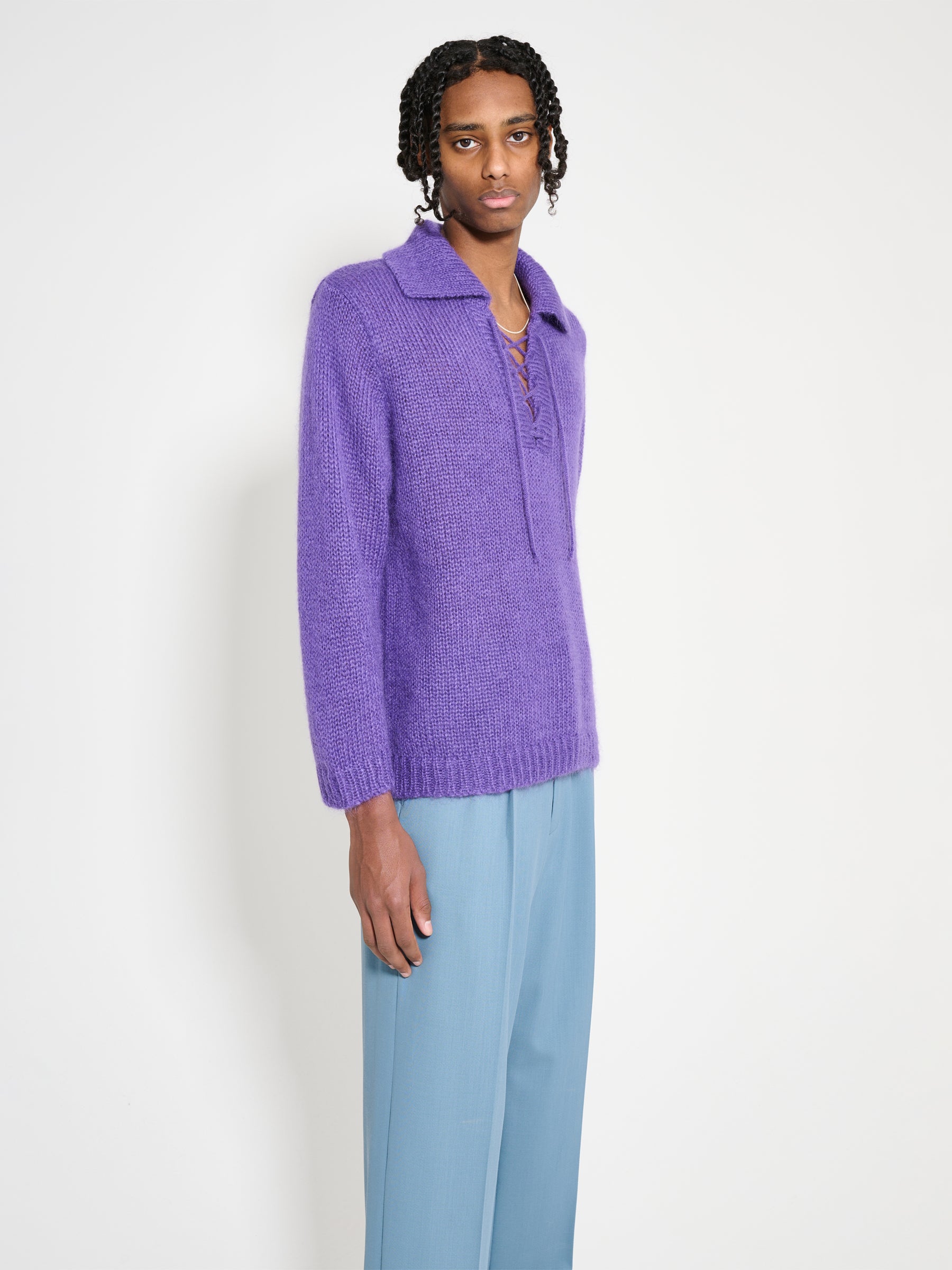 Bode Alpine Pullover Purple