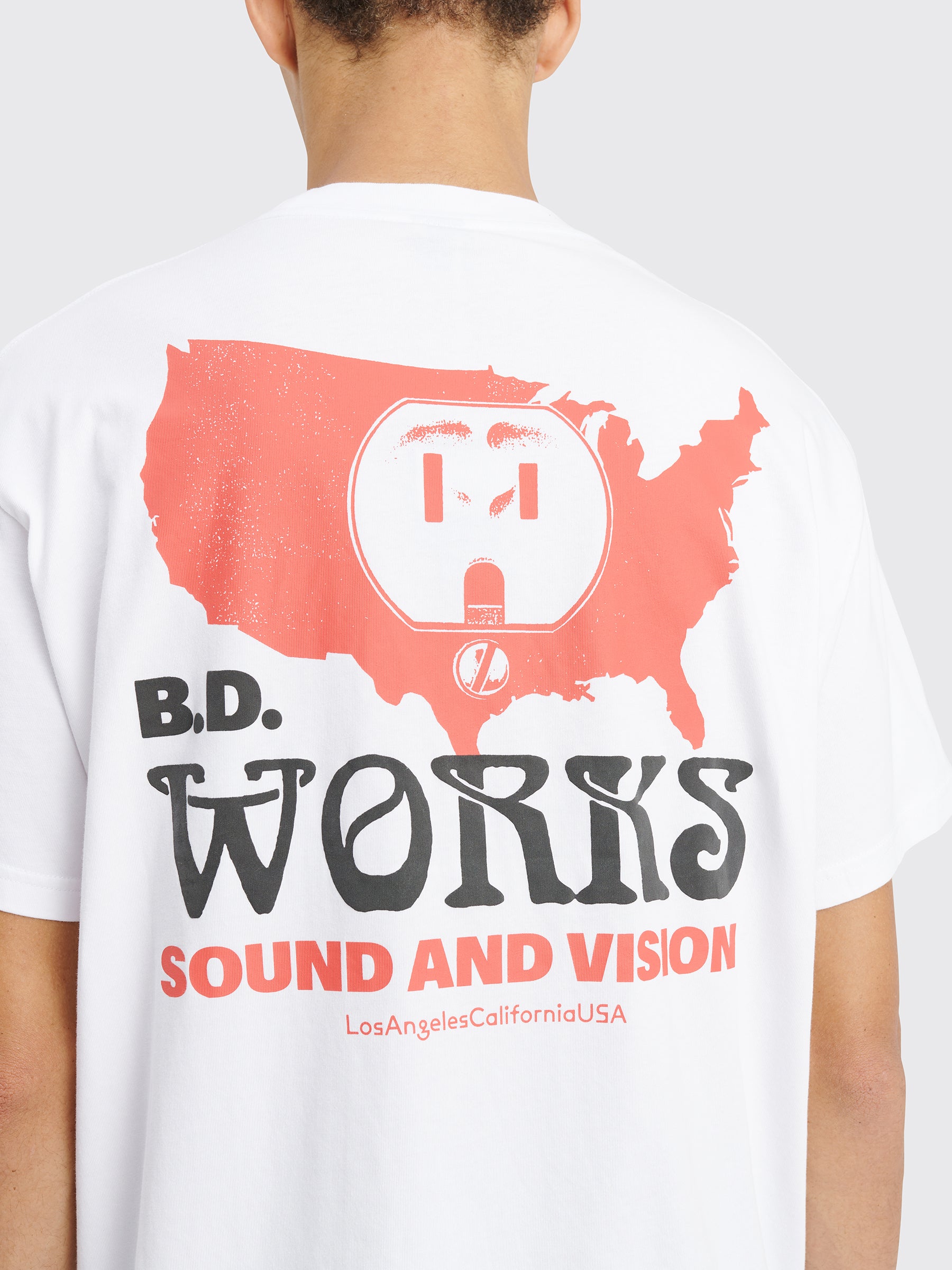 Brain Dead Sound And Vision T-shirt White