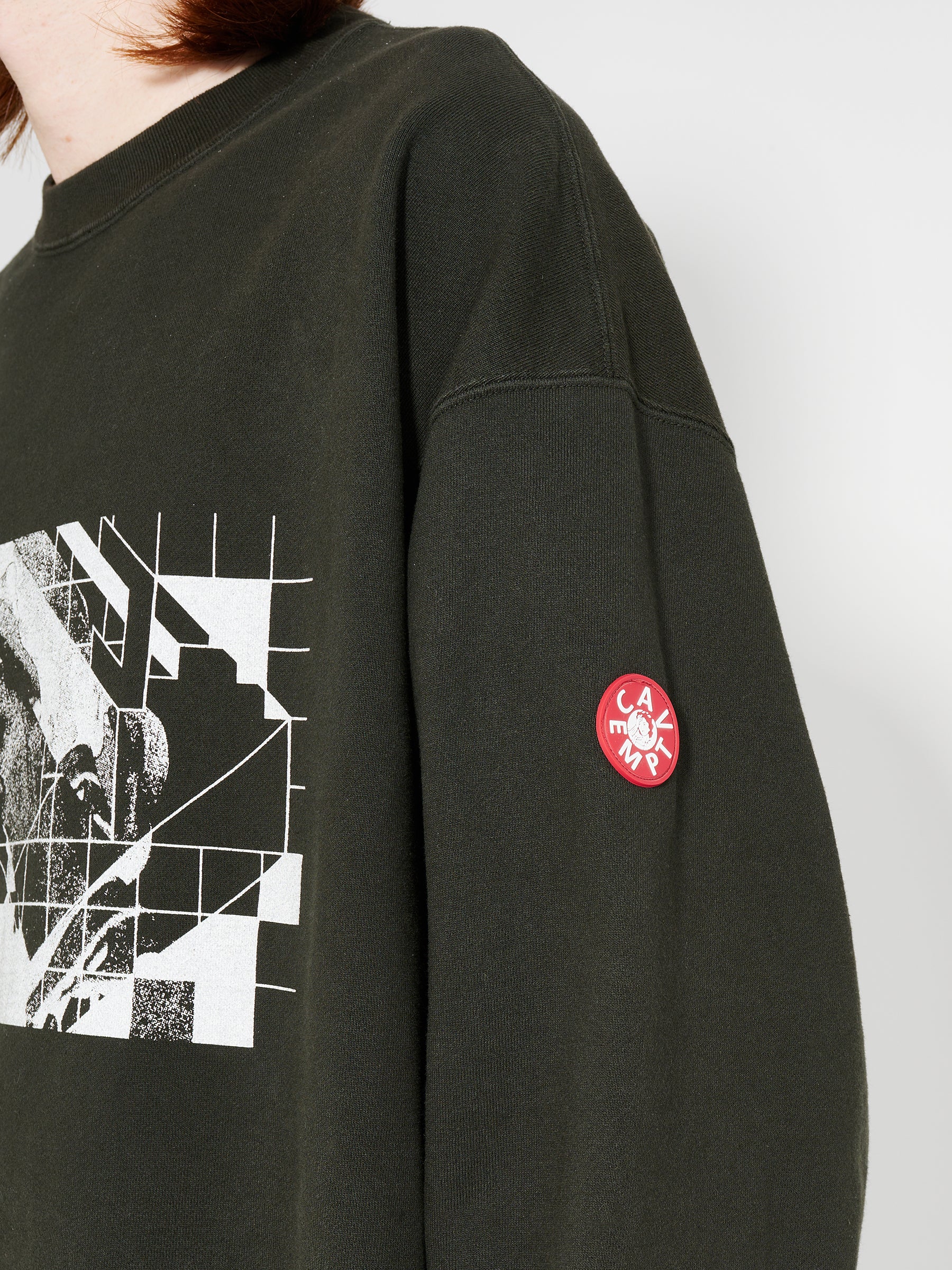 Cav Empt Washed Dimensions Crew Neck