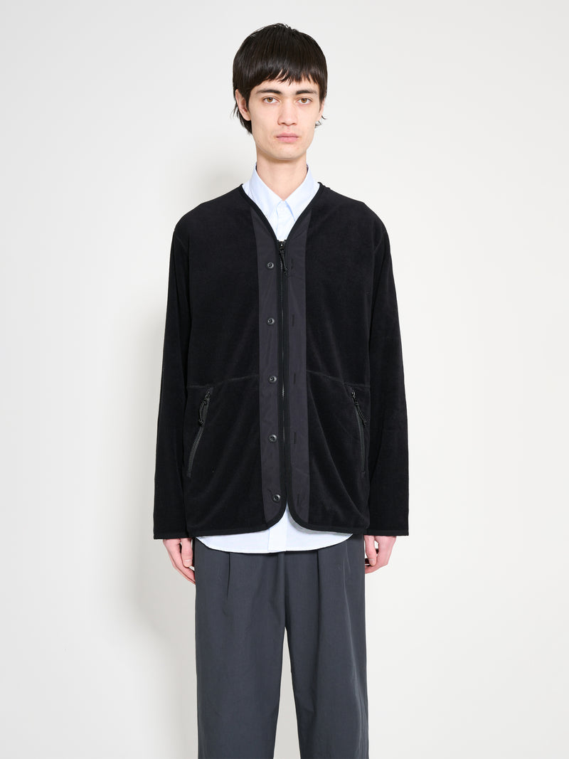 Comme des Garçons - homme pile cardigan black