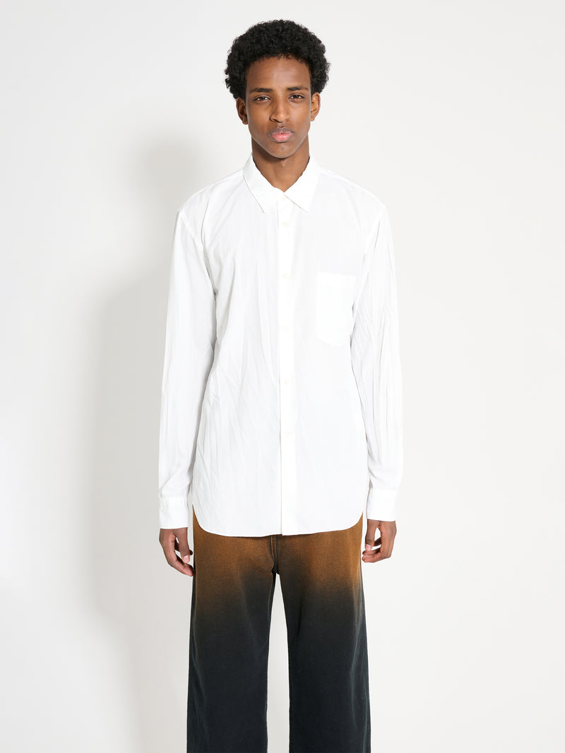 Comme des Garçons - homme plus plain shirt white