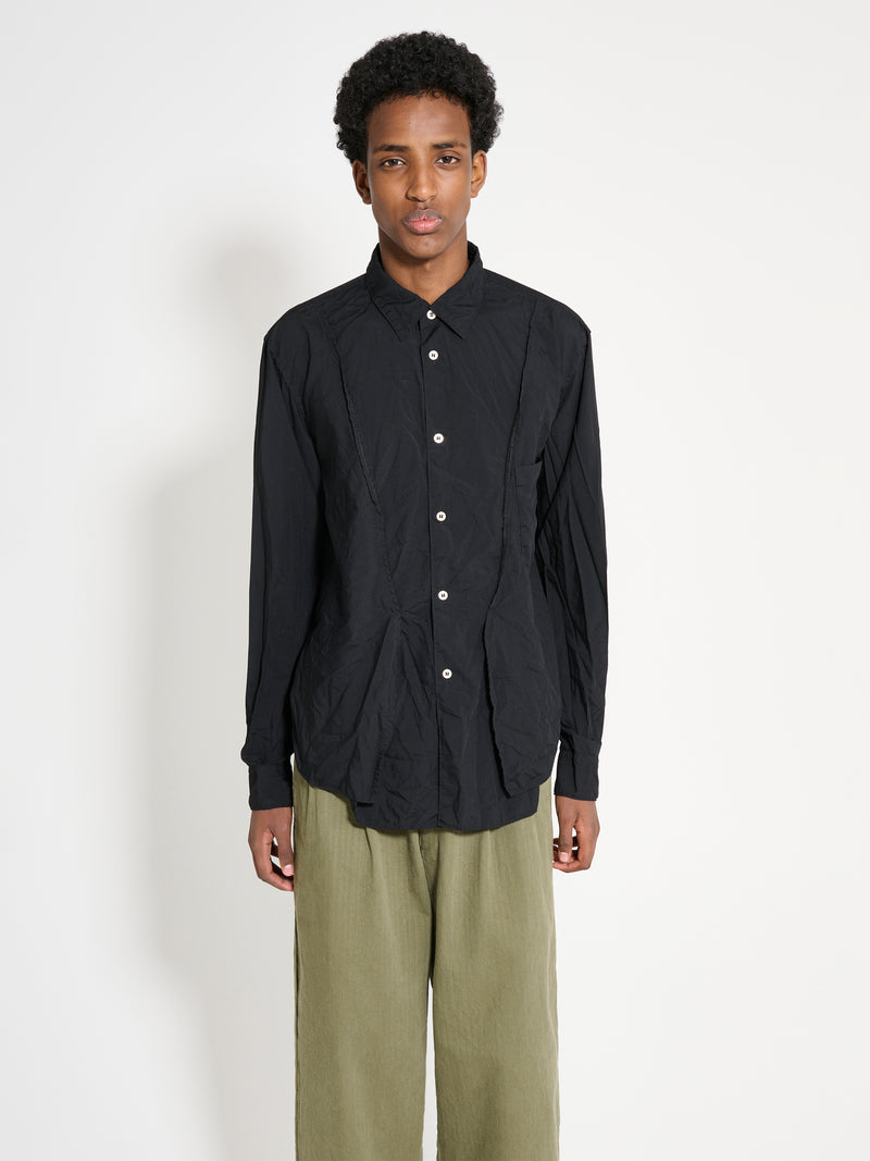 Comme des Garçons - homme plus panel shirt black