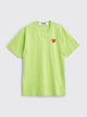 Comme des Garçons Play Small Heart T-shirt Green