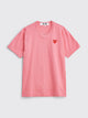 Comme des Garçons Play Small Heart T-shirt Pink