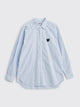 Comme des Garçons Play Small Heart LS Shirt Stripe Blue / White