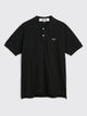 Comme des Garçons Play Small Heart Polo T-shirt Black / Black