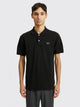 Comme des Garçons Play Small Heart Polo T-shirt Black / Black