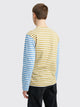 Comme des Garçons Play Mini Heart LS T-shirt Stripe Olive / Blue