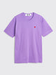 Comme des Garçons Play Mini Heart T-shirt Purple