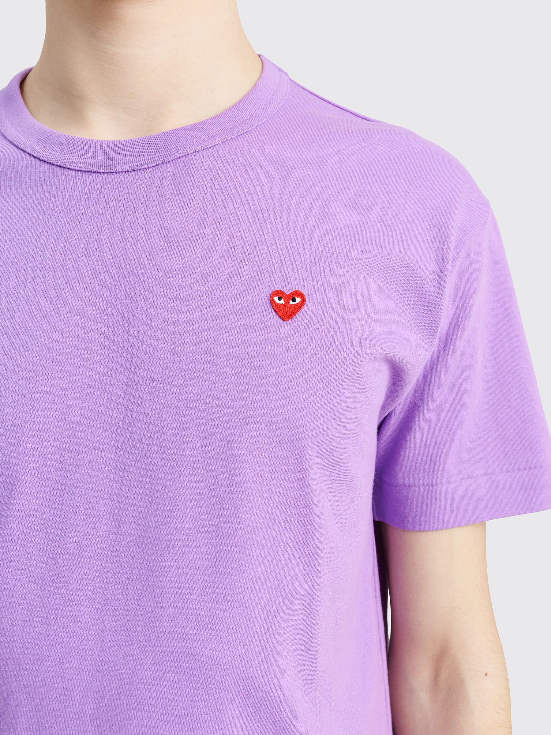 Comme des Garçons Play Mini Heart T-shirt Purple