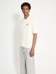 Comme des Garçons PLAY Polo Neck Short Sleeve Shirt White