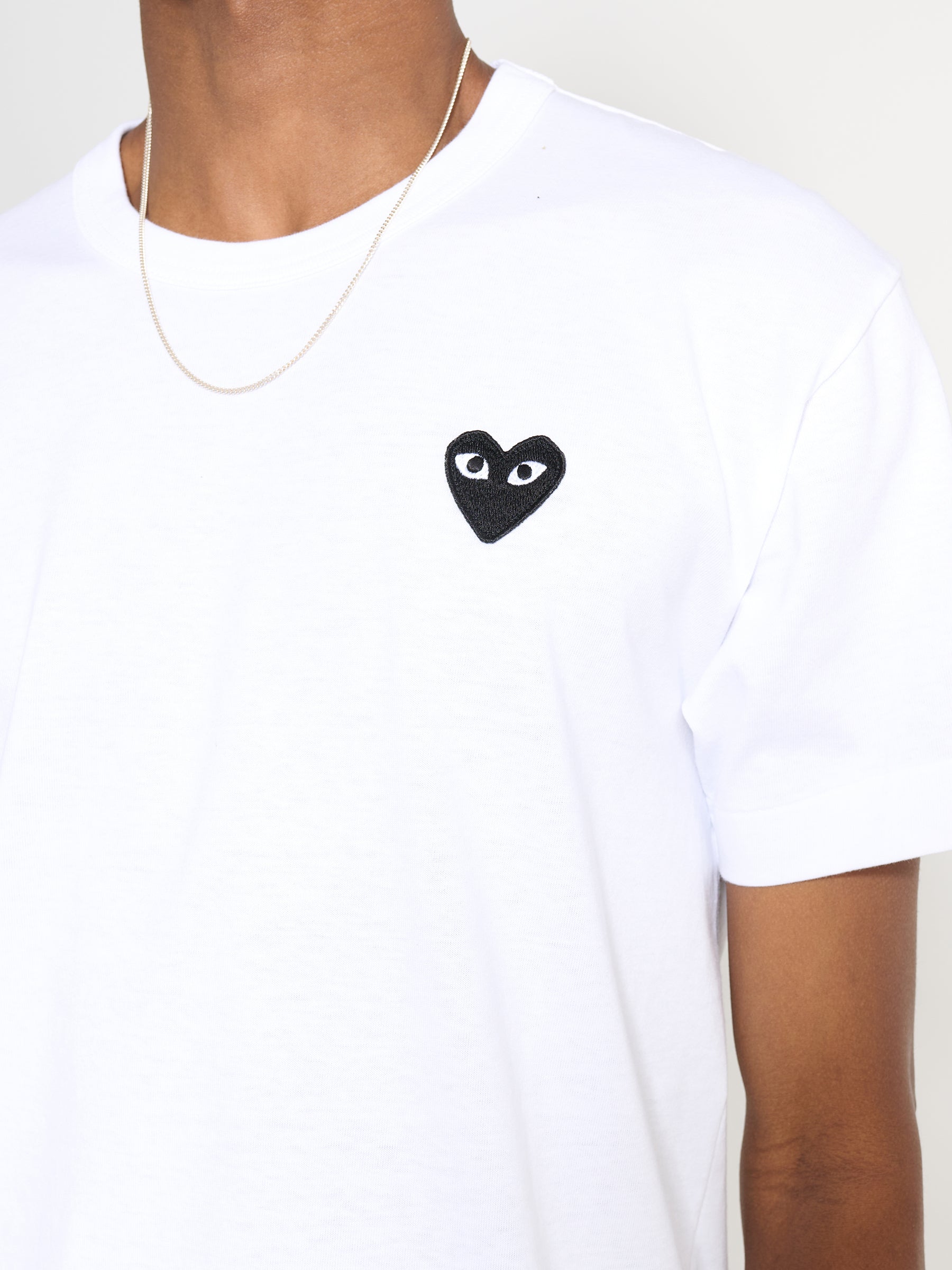 Comme des Garçons Play Small Heart T-shirt White