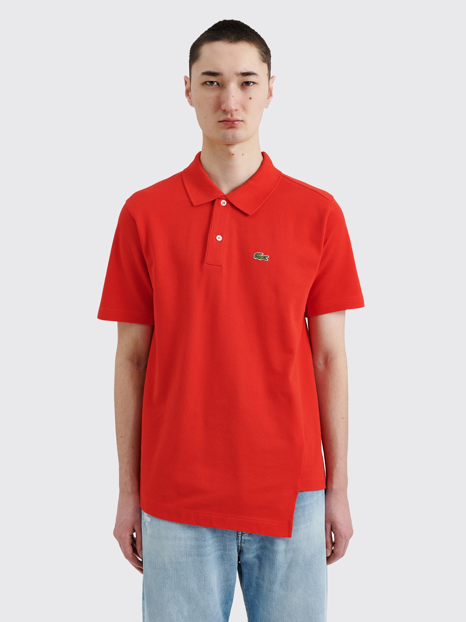 Comme des Garçons Shirt x Lacoste Cotton Polo Shirt Red