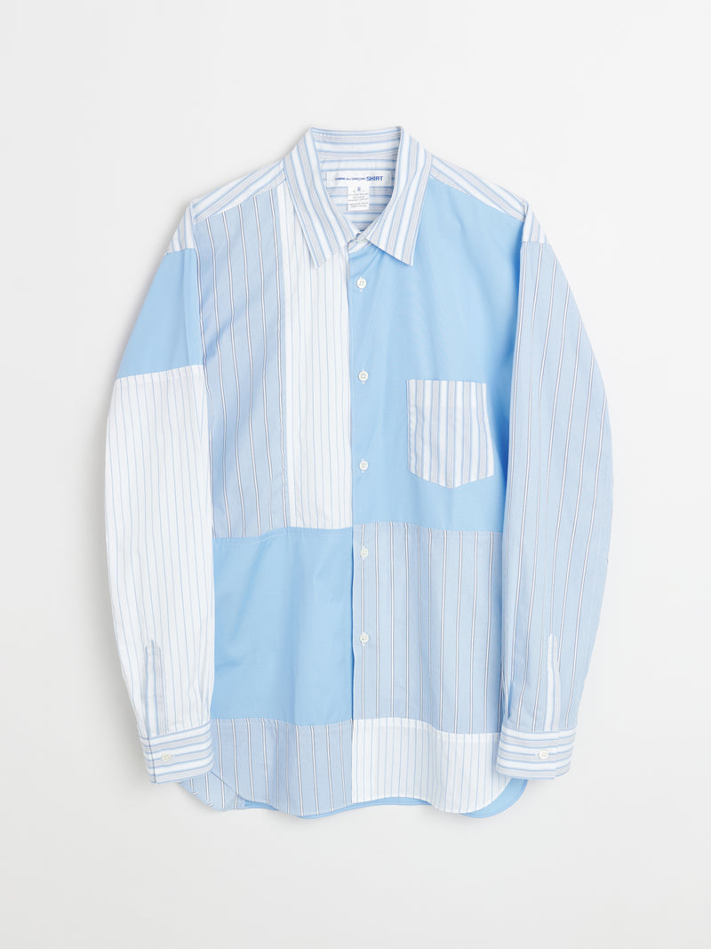 Comme des Garçons - shirt shirt stripe / blue