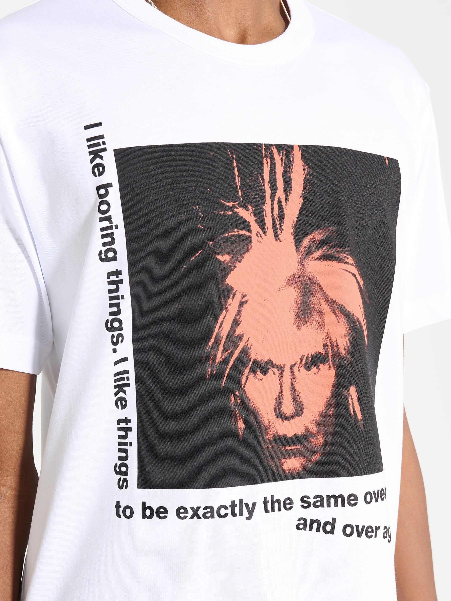 Comme des Garçons Shirt Andy Warhol T-shirt White