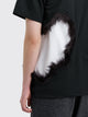 Comme des Garçons Homme Plus Fake Fur Cut-Out Mesh T-shirt Black