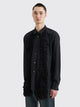 Comme des Garçons Homme Plus Fake Fur Panel Shirt Black