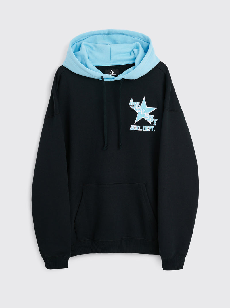 Converse - x awake ny sweatshirt hoodie blue / black