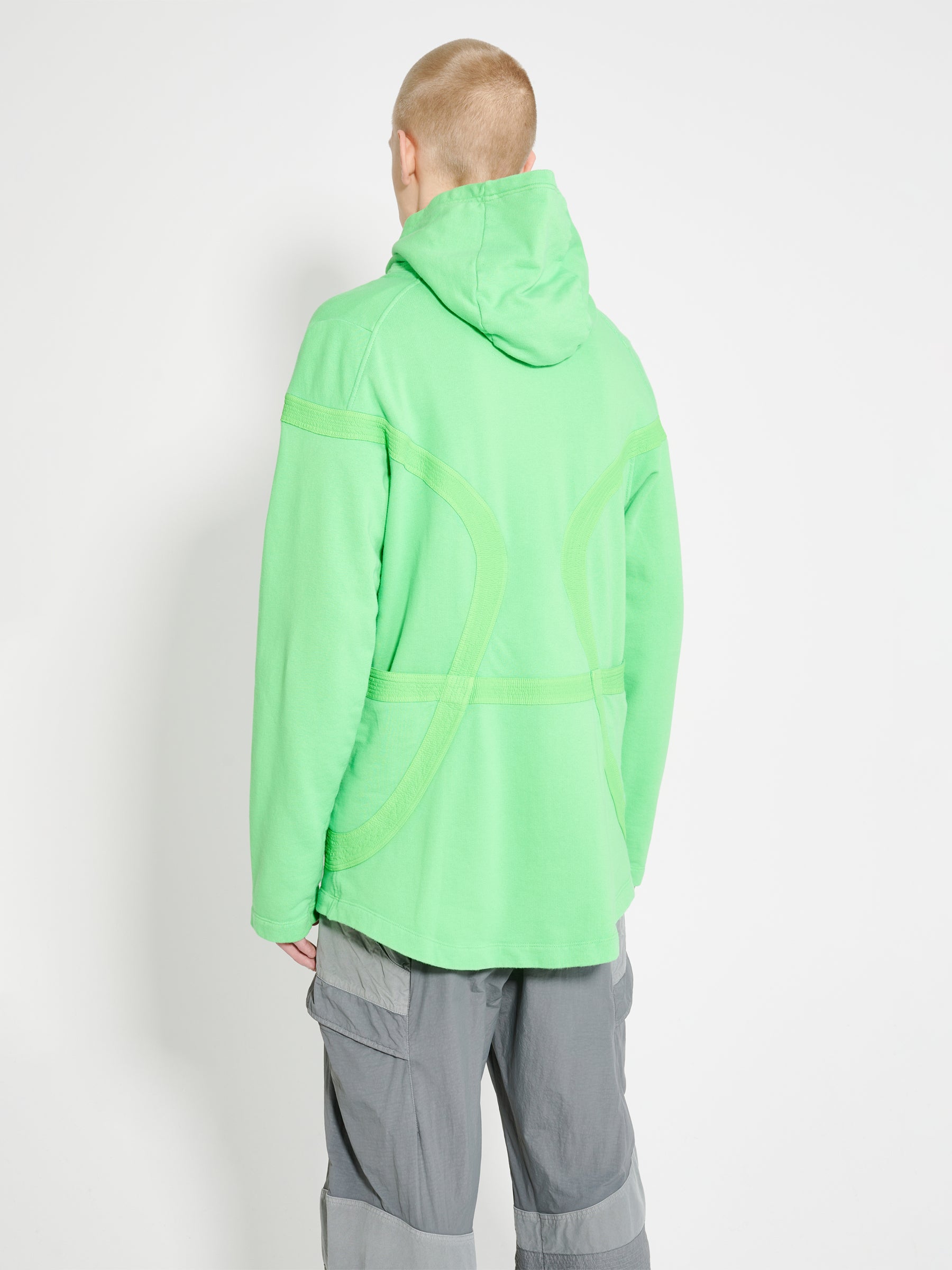 Kiko Kostadinov x C.P. Company Sweat Hooded Green Flash