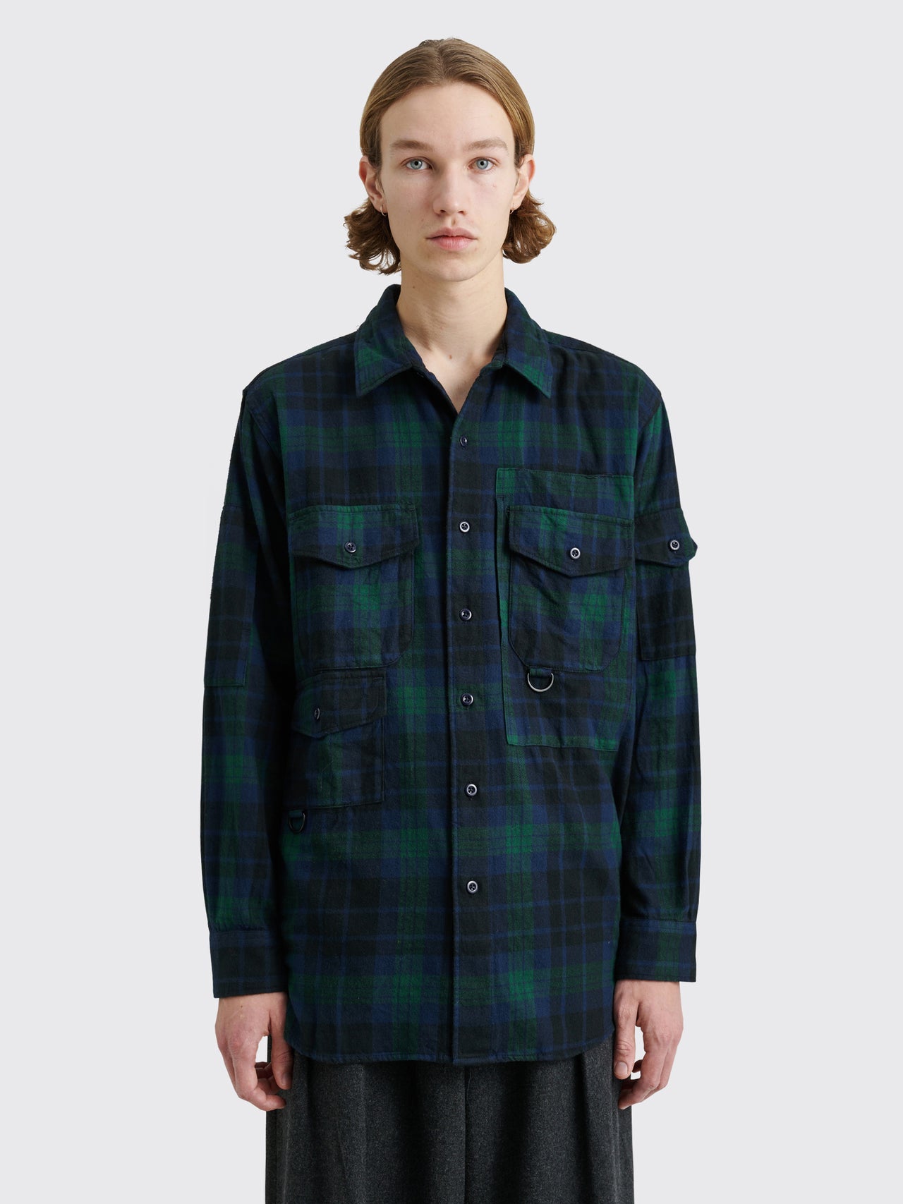 Engineered Garments Trail Shirt Cotton Flannel Blackwatch